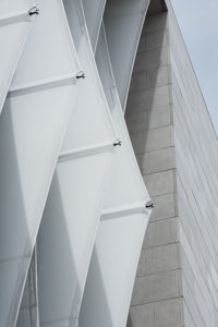Building with exterior facade.