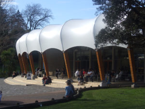Custom canopy at The Verandah in direct sunlight