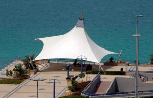 PTFE Tensile Membrane Canopy | Abu Dhabi Corniche