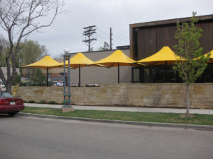 Houston’s Restaurant Outdoor Dining, Pampano, Florida.