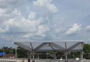 US EMBASSY IN LAOS OFFICE BUILDING AND ENTRANCE CANOPIES