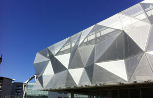 Tensile facade.