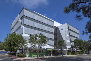 West Hills Medical Office Building exterior fabric panels.