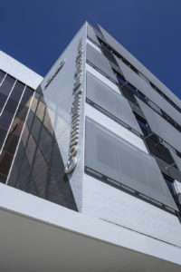 West Hills Medical Office Building fabric facade.