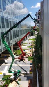 Flexfacade instillation.